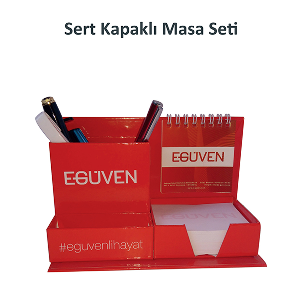 MS-01 Sert Kapaklı Masa Seti