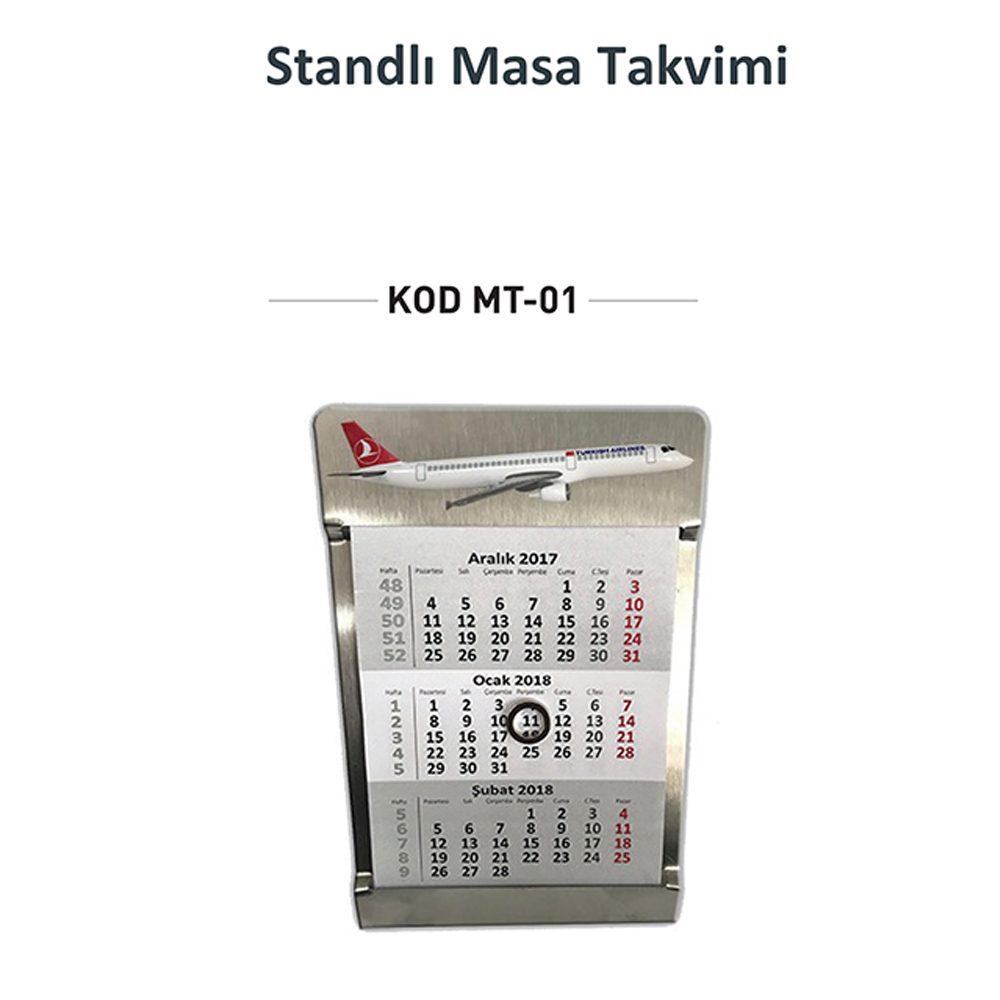 MT-01 Standlı Masa Takvimi